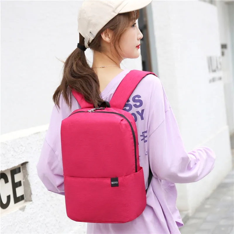 DUNNMALL Cross-Border Backpack Fashion Men's and Women's Colorful Casual Travel Backpack Outdoor All-Matching Computer Bag Backpack