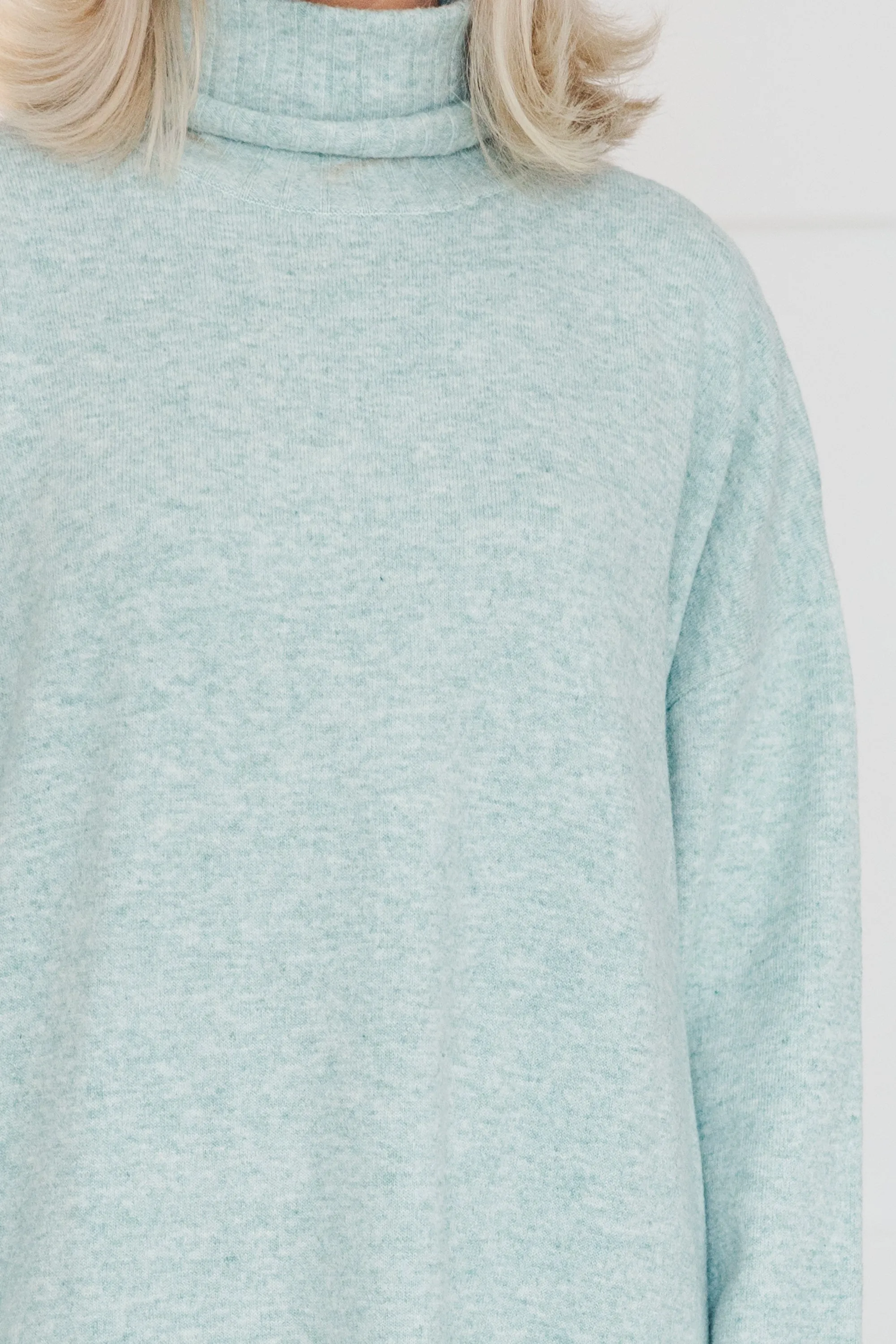 Easy Days Sage Green Sweater Midi Dress