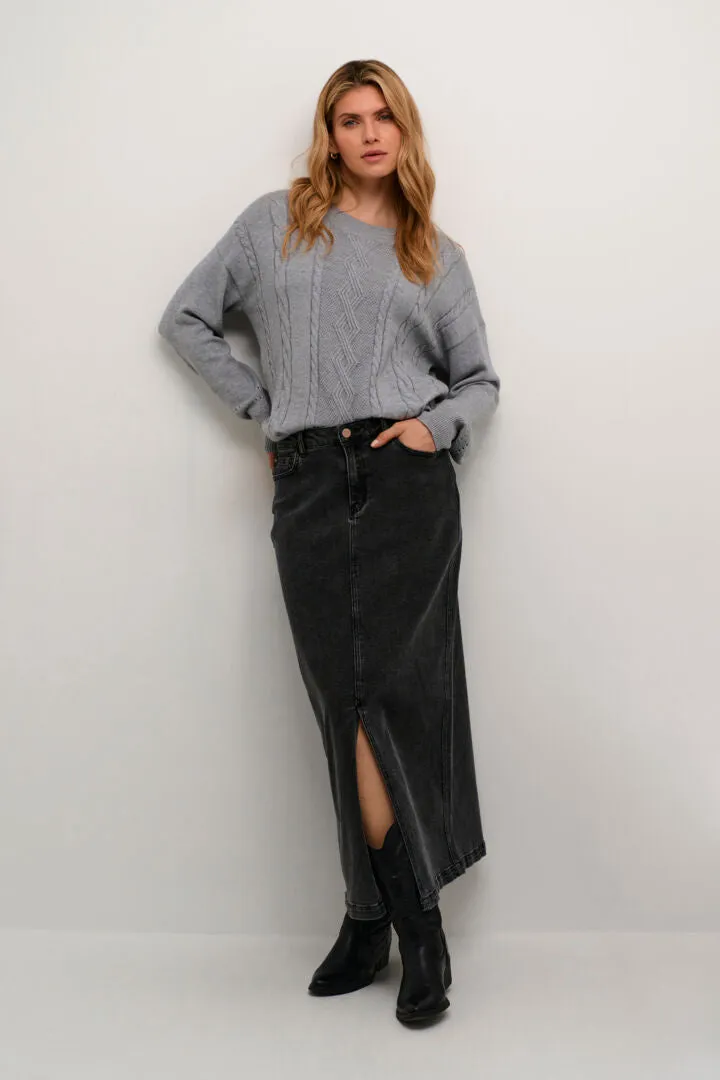 Ebba Denim Maxi Skirt