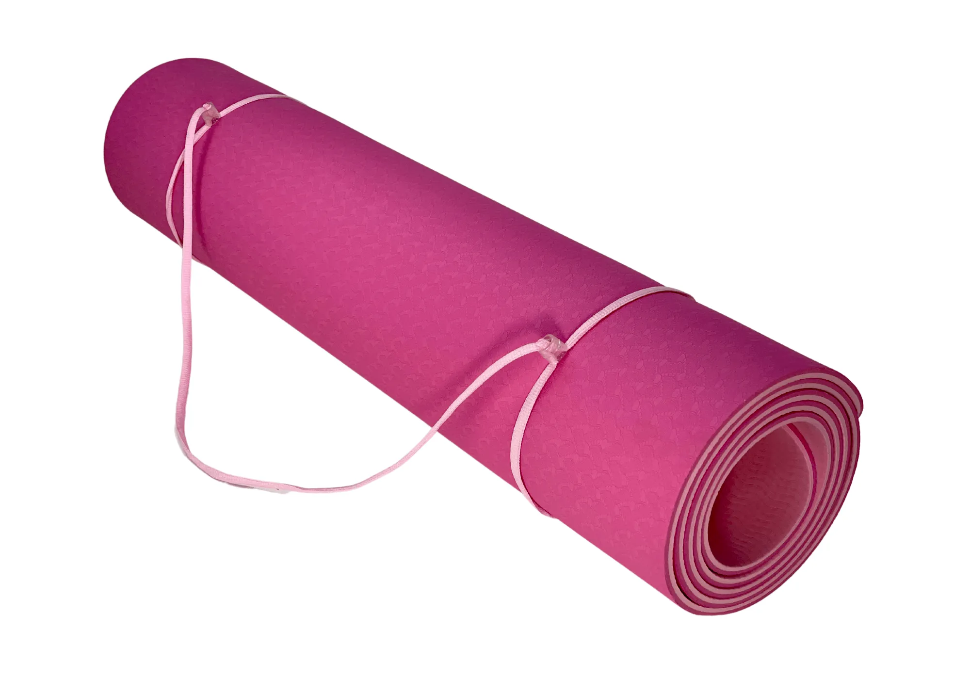 Eco Friendly Reversible Color Yoga Mat with Carrying Strap