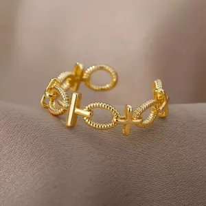 Eternity Cross Gold Ring