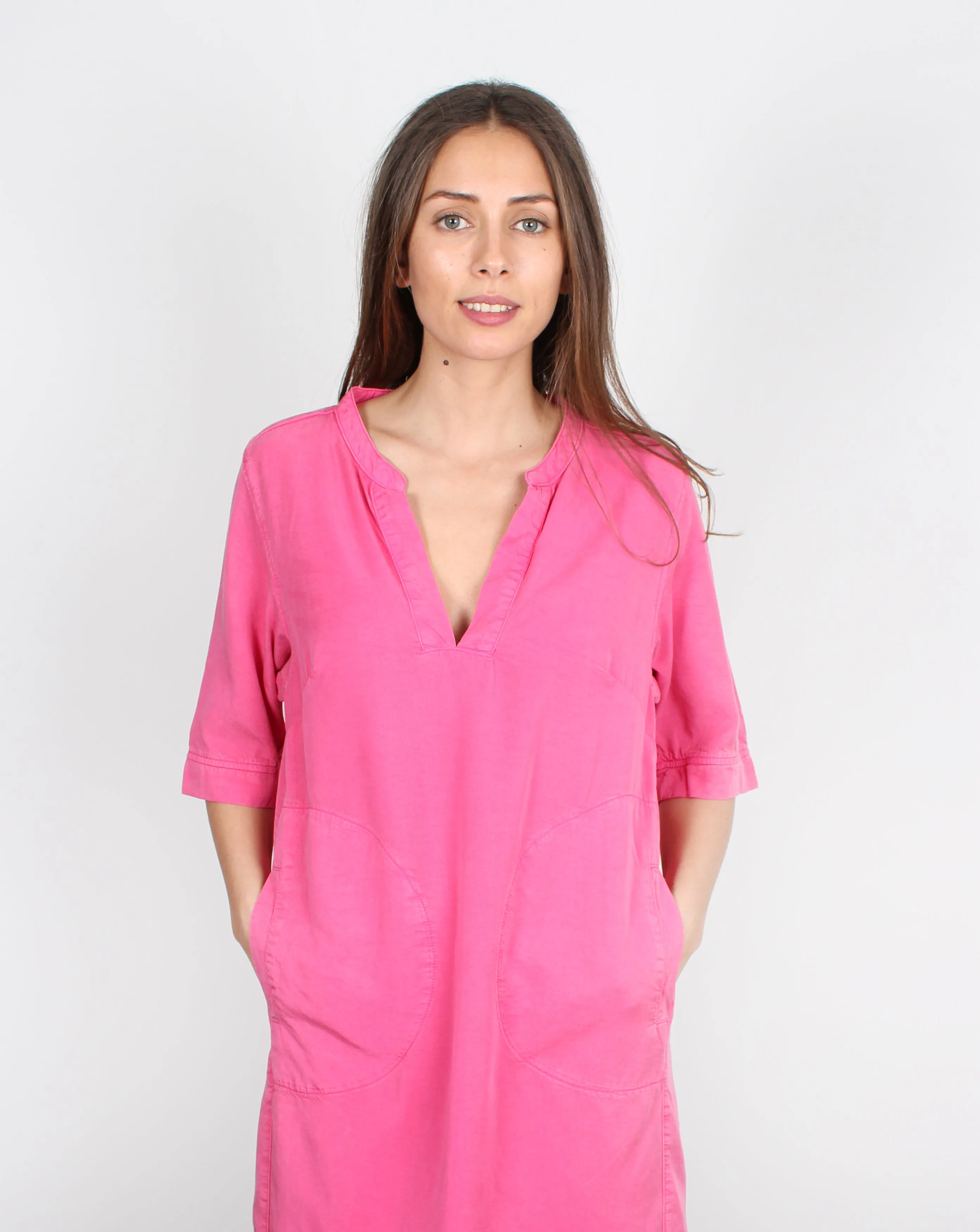 Five Malou fuchsia dress