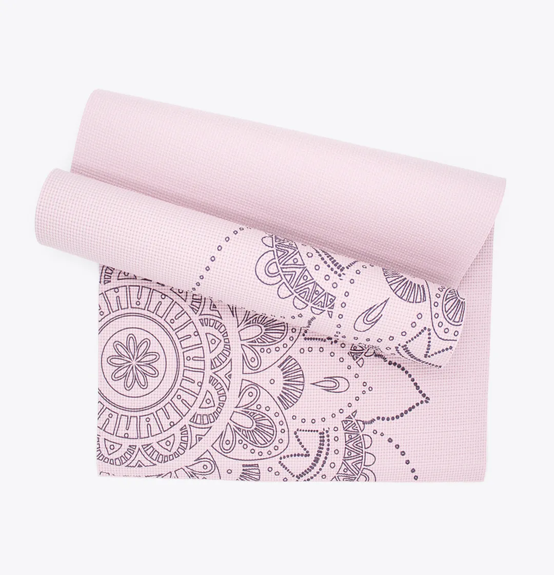 Floral Medallion Premium Yoga Mat (6mm)