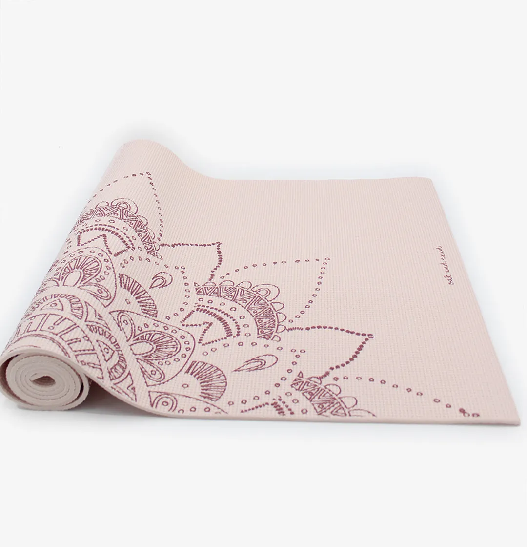 Floral Medallion Premium Yoga Mat (6mm)