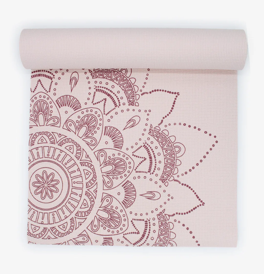 Floral Medallion Premium Yoga Mat (6mm)