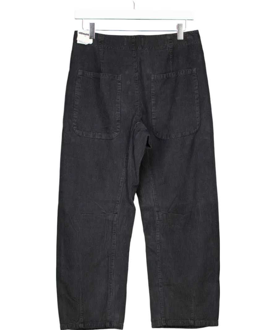 Free People Black We The Free Osaka Mid-rise Barrel Cord Jeans W26