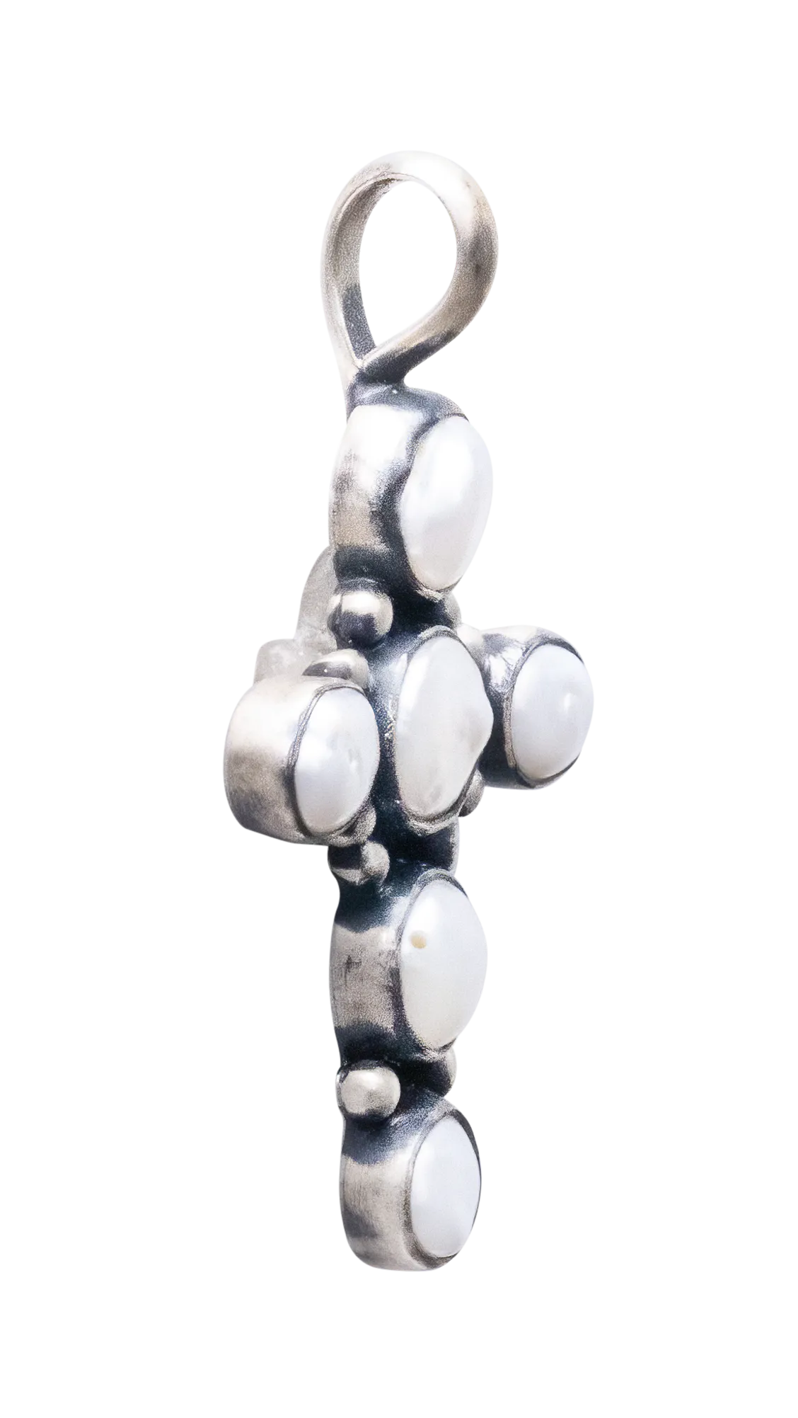 Freshwater Pearl Cross Pendant | Lowell Draper