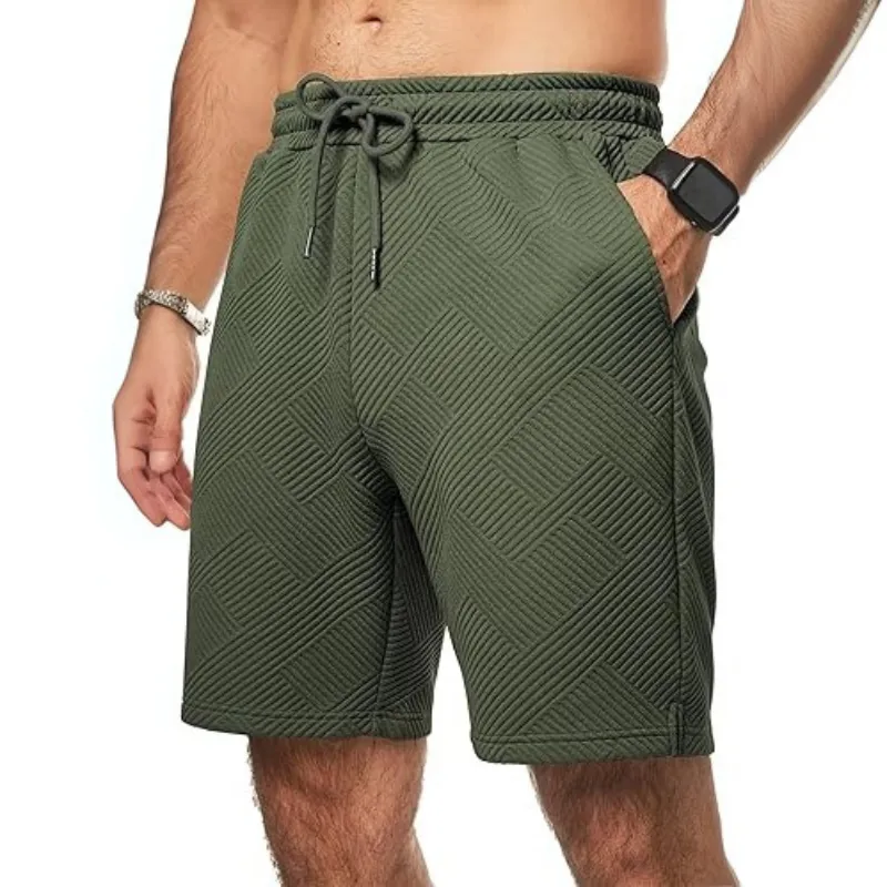 Geometric Texture Casual Shorts – Where Style Meets Comfort