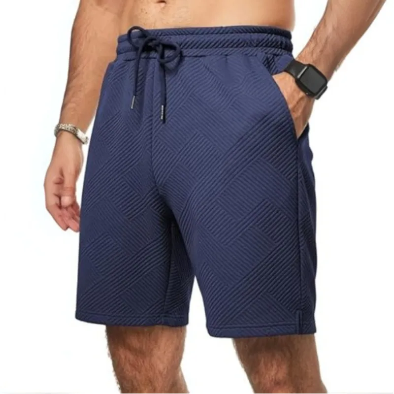Geometric Texture Casual Shorts – Where Style Meets Comfort