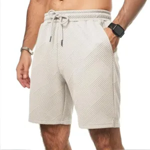 Geometric Texture Casual Shorts – Where Style Meets Comfort