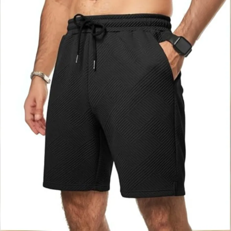 Geometric Texture Casual Shorts – Where Style Meets Comfort