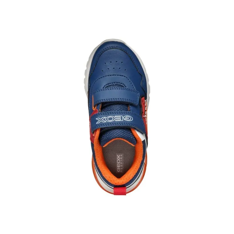 Geox Boys Junior Red Dinosaur Runner - J46LBA