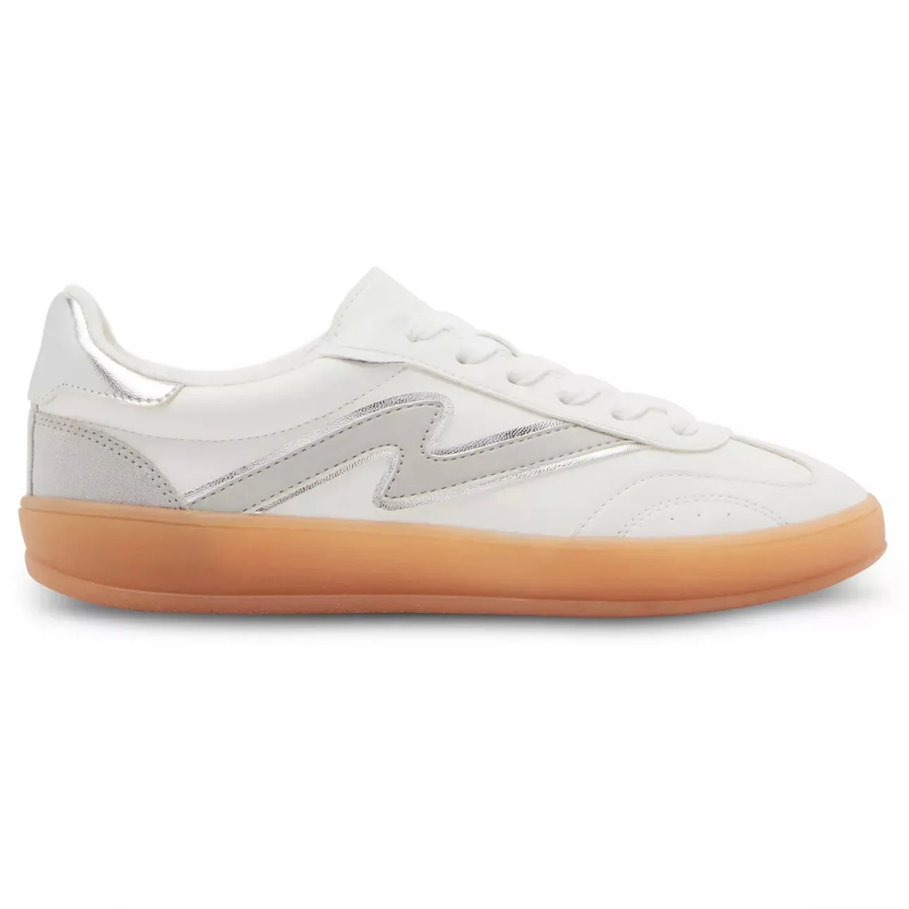 Giia Lace-Up Low-Top Sneakers- White Multi