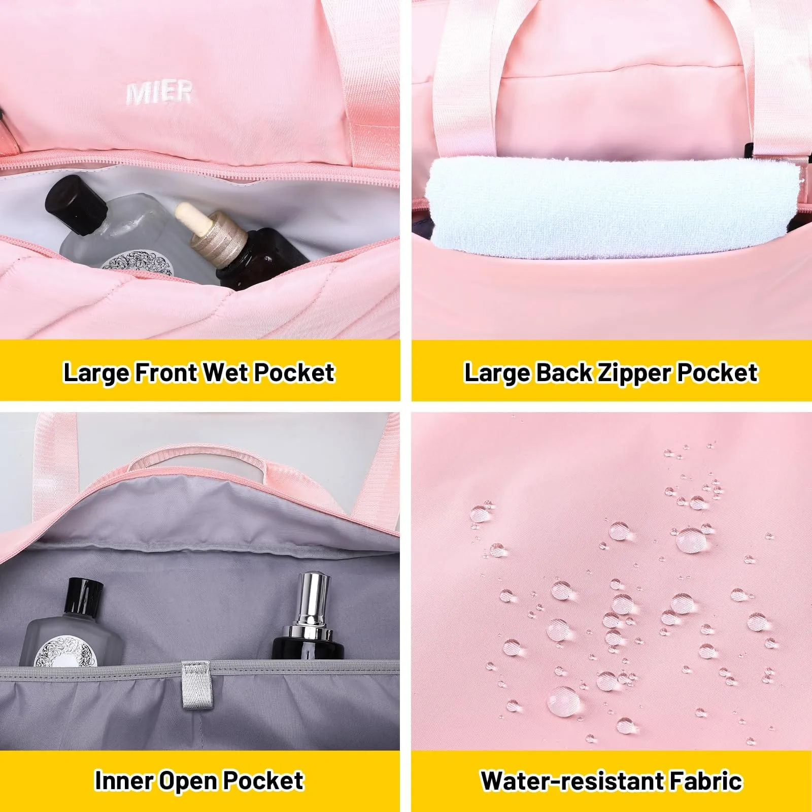 Gym Bag/Travel Duffle Bags with Compartment for Women
