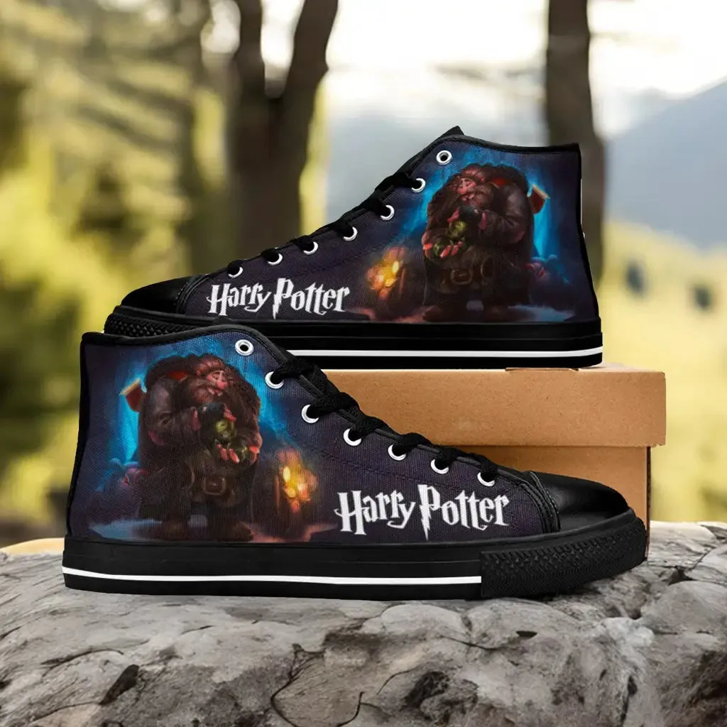 Harry Potter Rubeus Hagrid Shoes High Top Sneakers for Kids and Adults