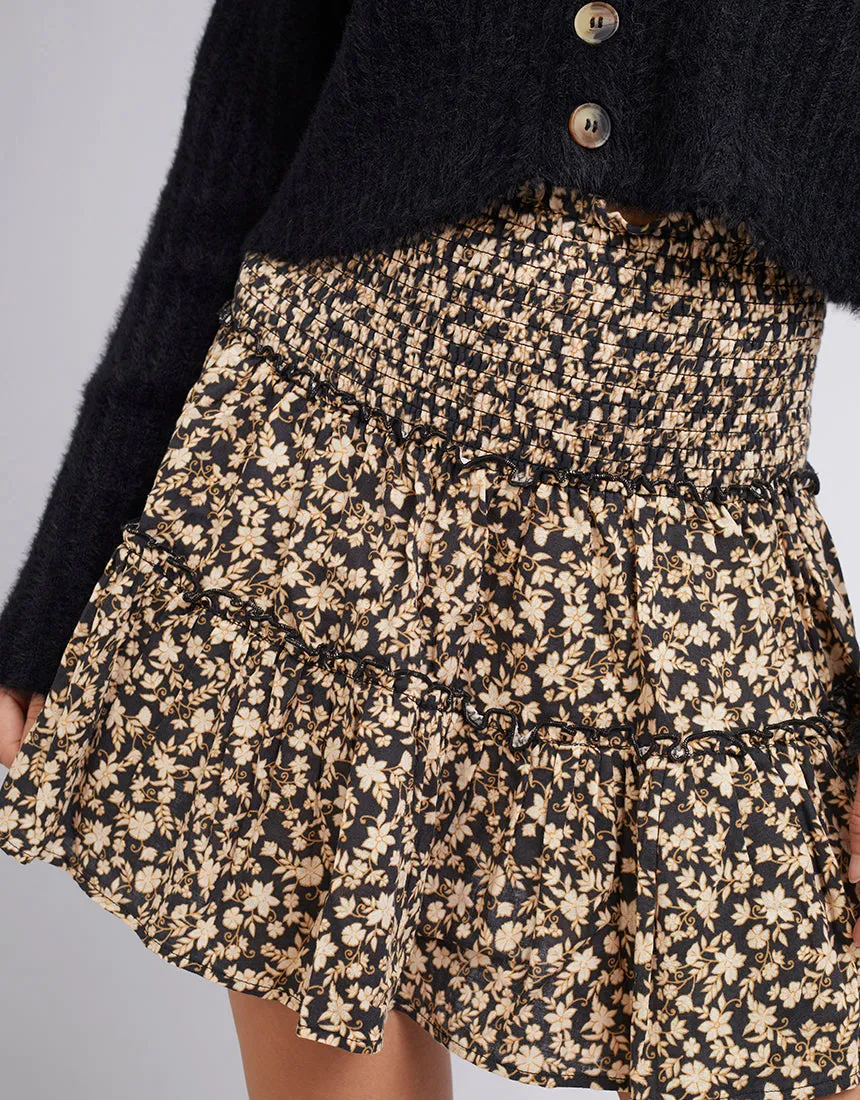 Hazel Floral Mini Skirt | All About Eve