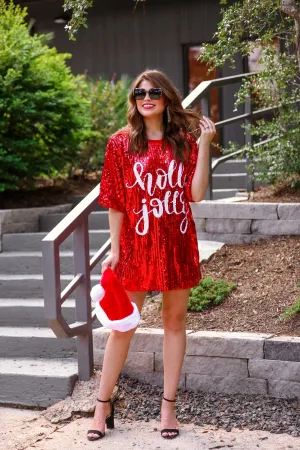 Holly Jolly Sequin Dress