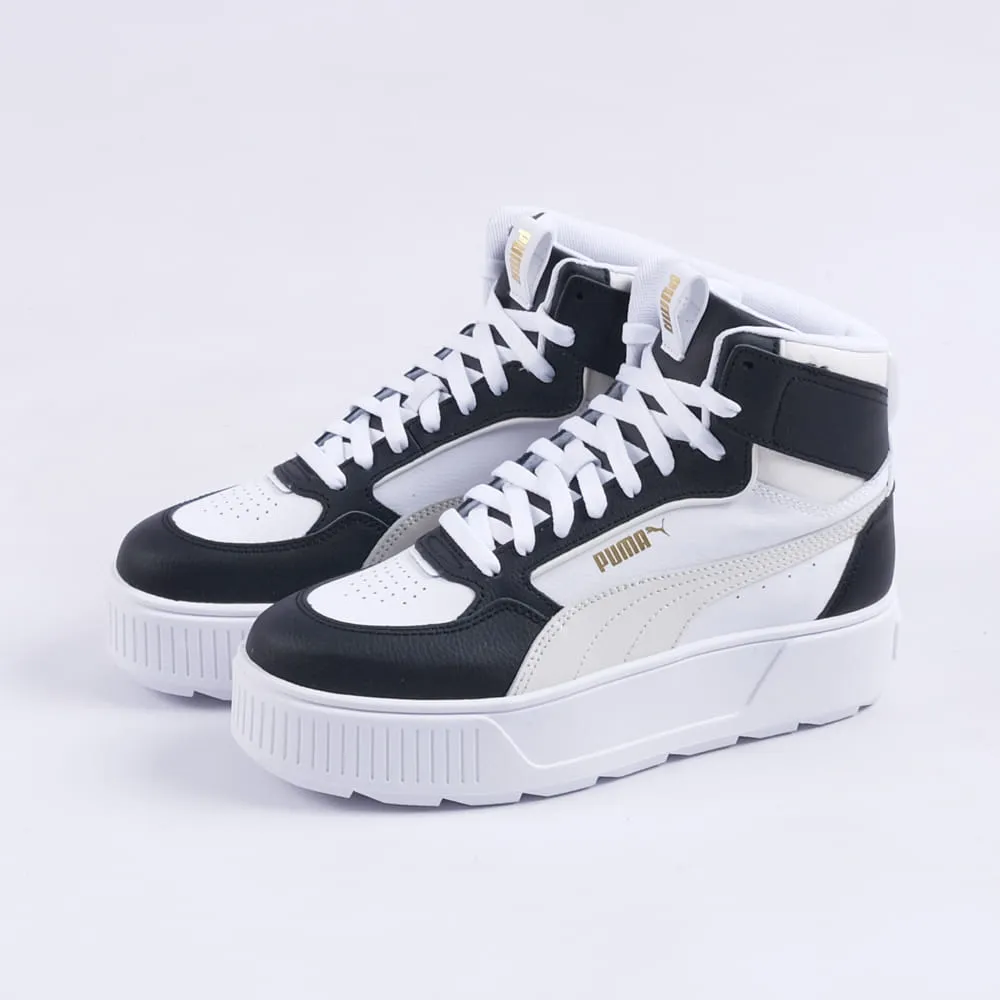 Karmen Rebelle Mid Sneakers (Black/White)