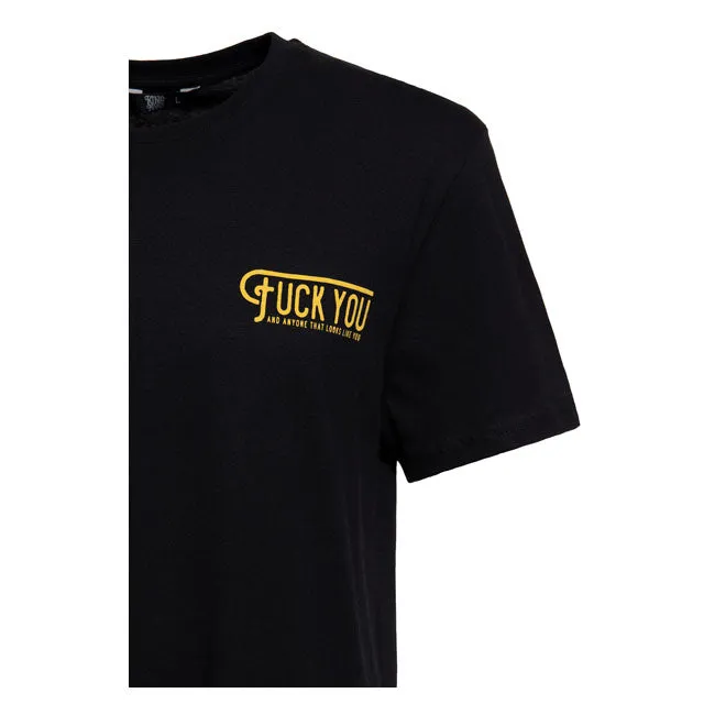 King Kerosin F**k The F**king Rules T-Shirt Black
