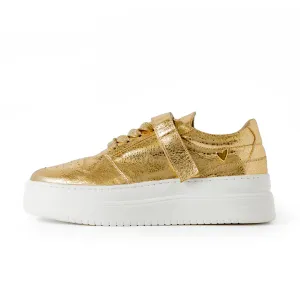Kyra Sneakers - Gold [ No Return - No Exchange]