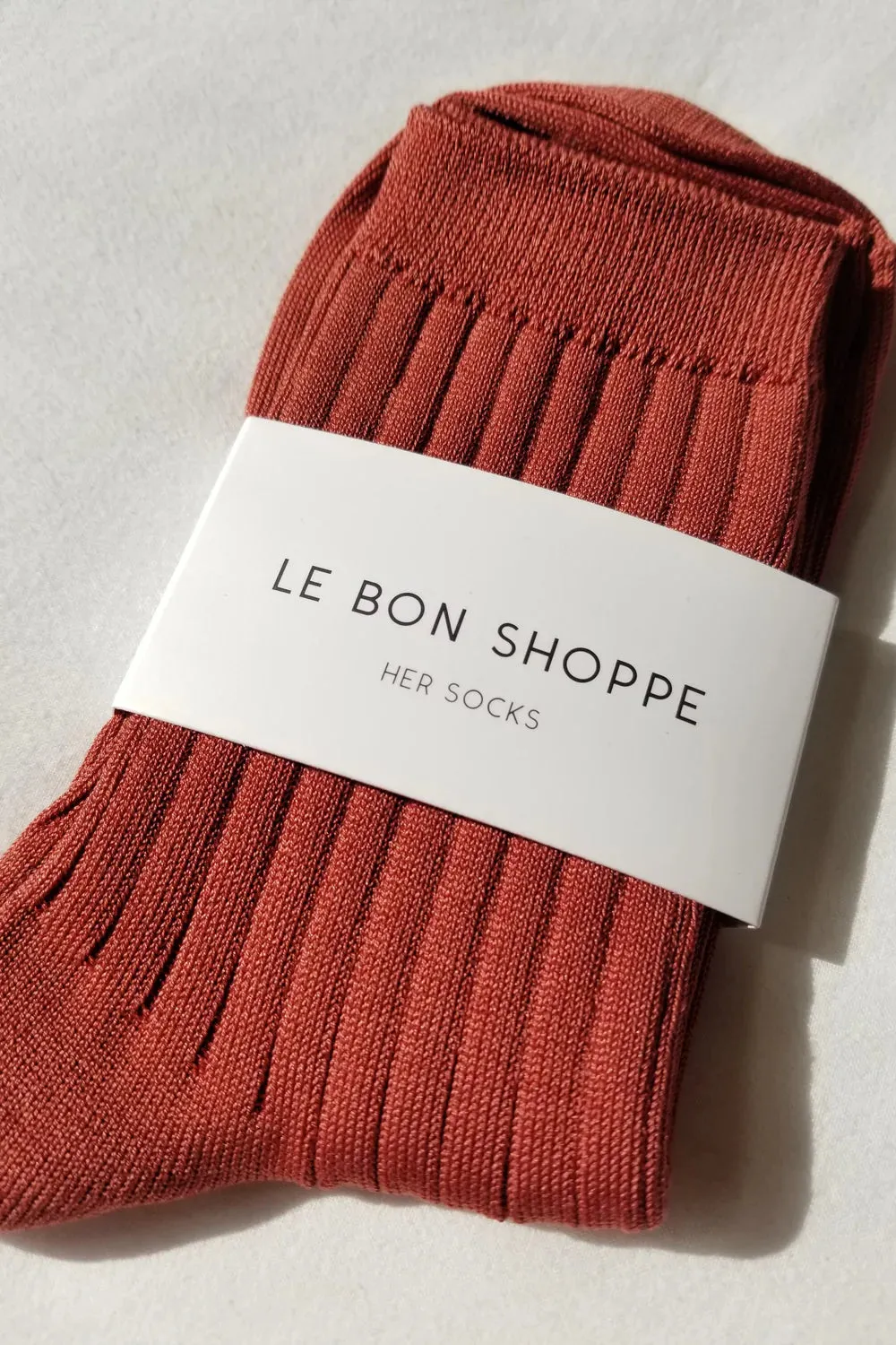Le Bon Shoppe Her Socks MC Cotton // Terracotta