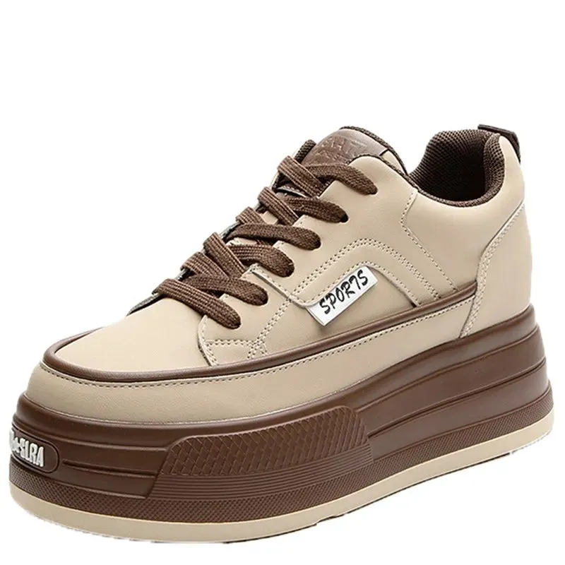 Leather Platform Sneakers - Dorothy