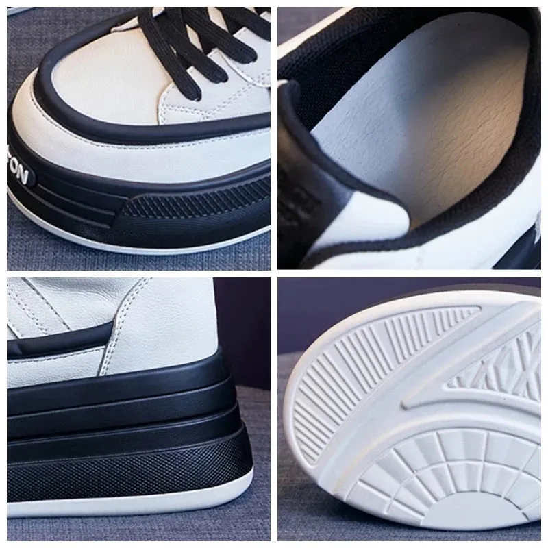 Leather Platform Sneakers - Dorothy