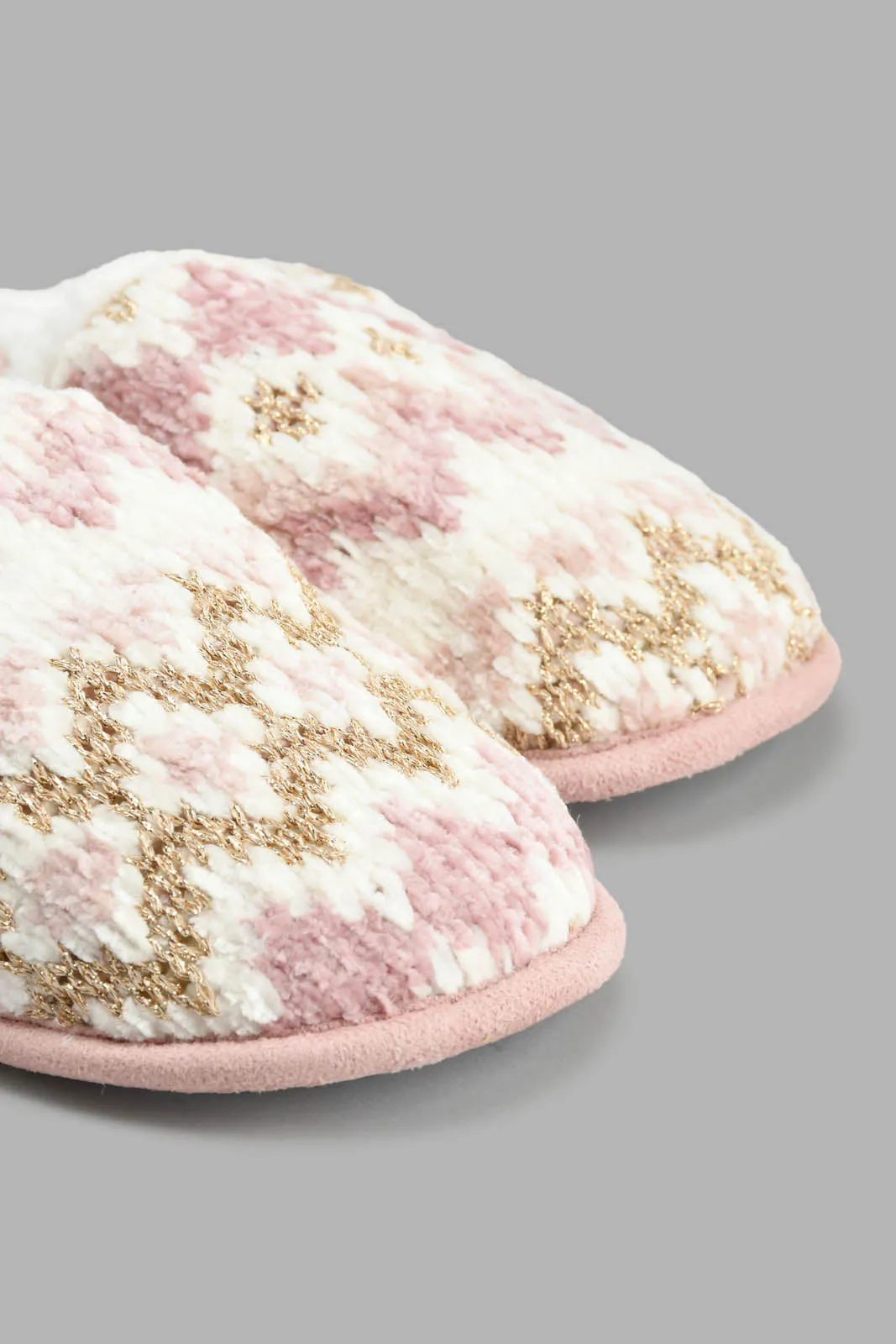 Lilac knitted Slipper