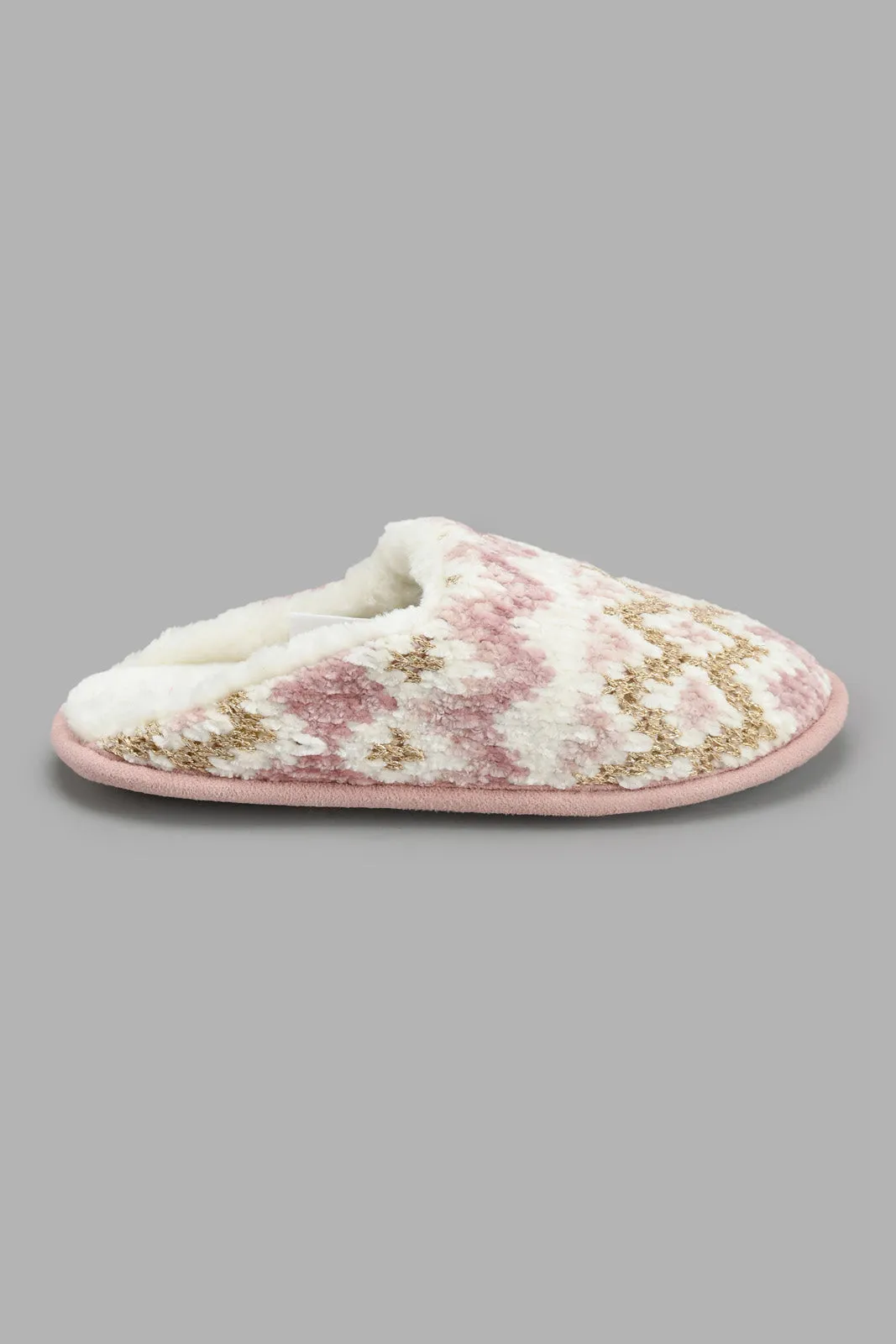 Lilac knitted Slipper
