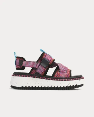 Lilli Flat Dark Peony Sandals