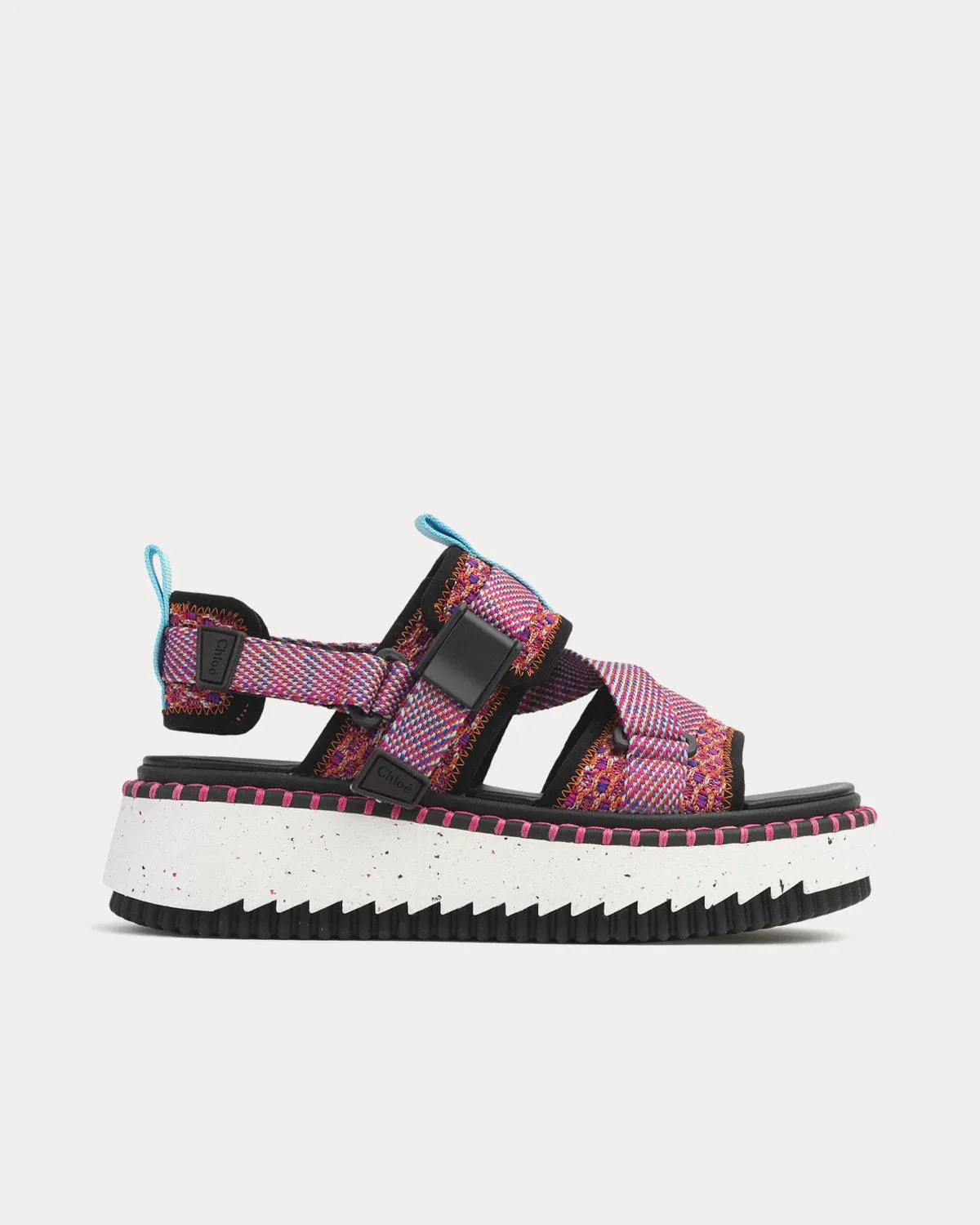 Lilli Flat Dark Peony Sandals