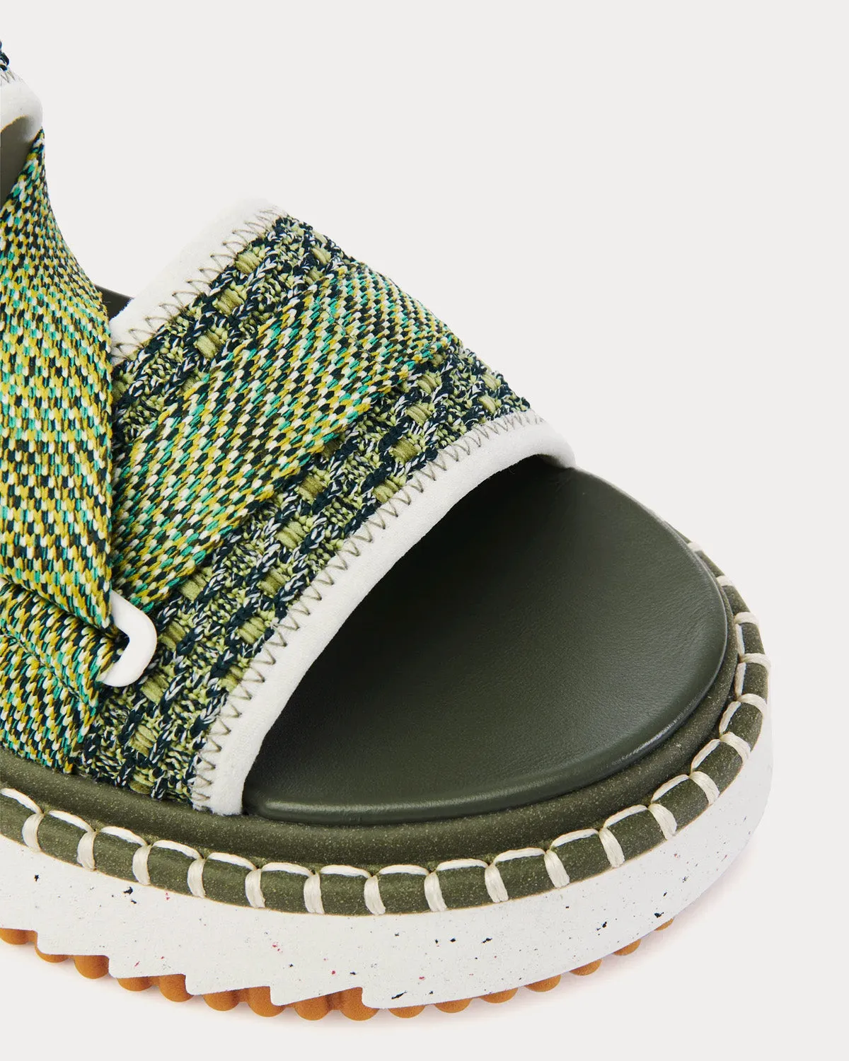 Lilli Flat Forrest Green Sandals