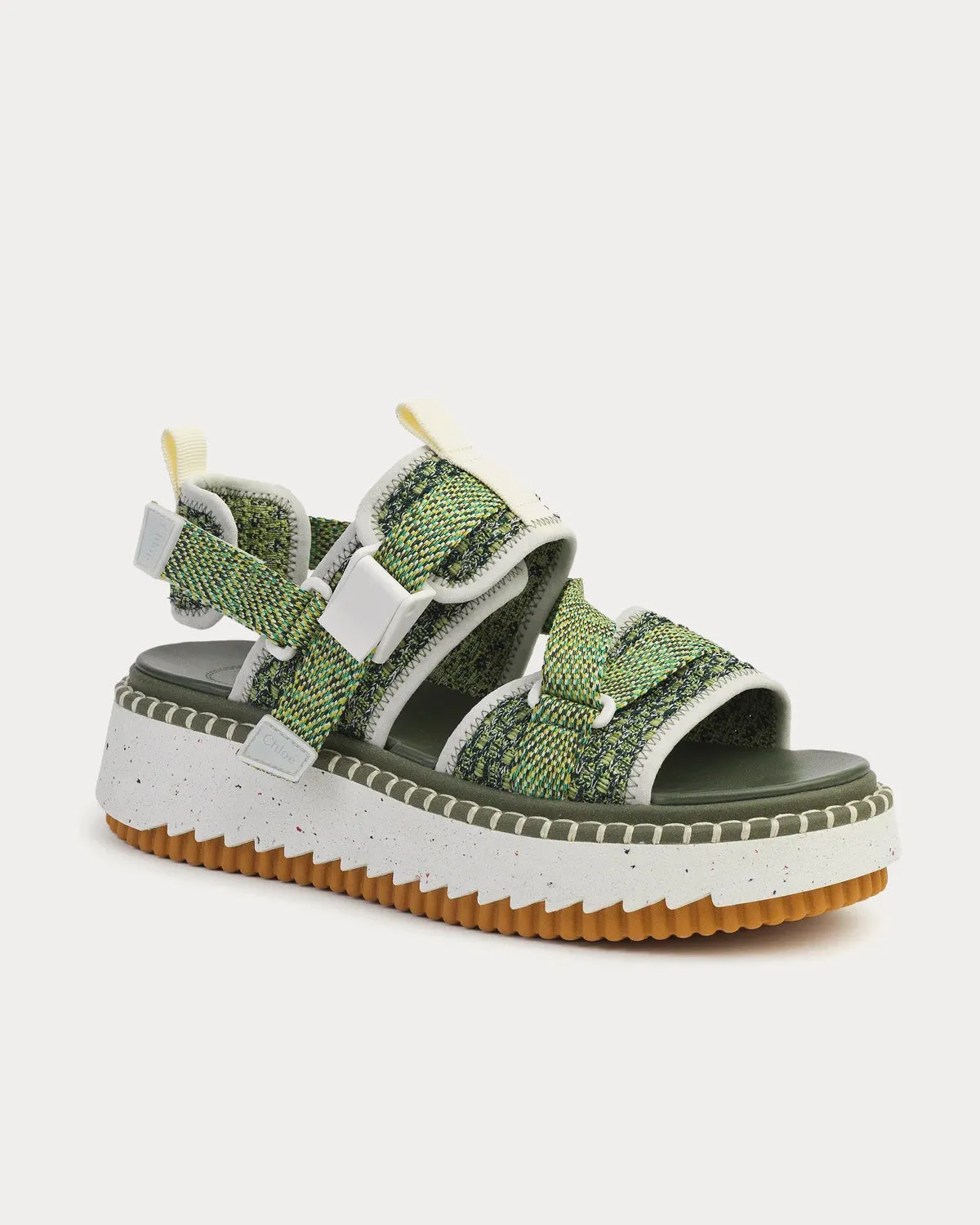 Lilli Flat Forrest Green Sandals