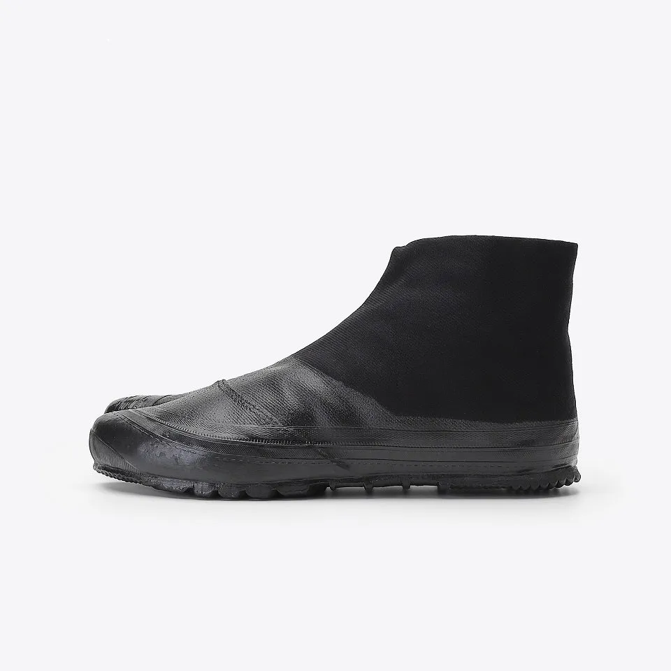 Marugo Jitsuyou Low Top Tabi Shoes 3 Clips All Black (Work Shoes)