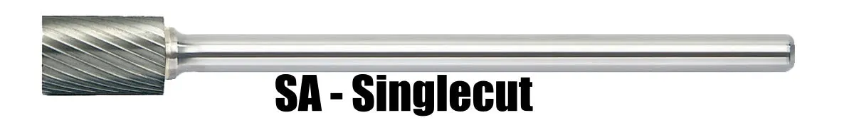 Mastercut SA-5 1/2" Cylindrical Shape Carbide Burr (1 Burr)