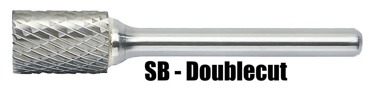 Mastercut SB-41 1/16" Cylindrical Shape with End Cut Carbide Burr (1 Burr)