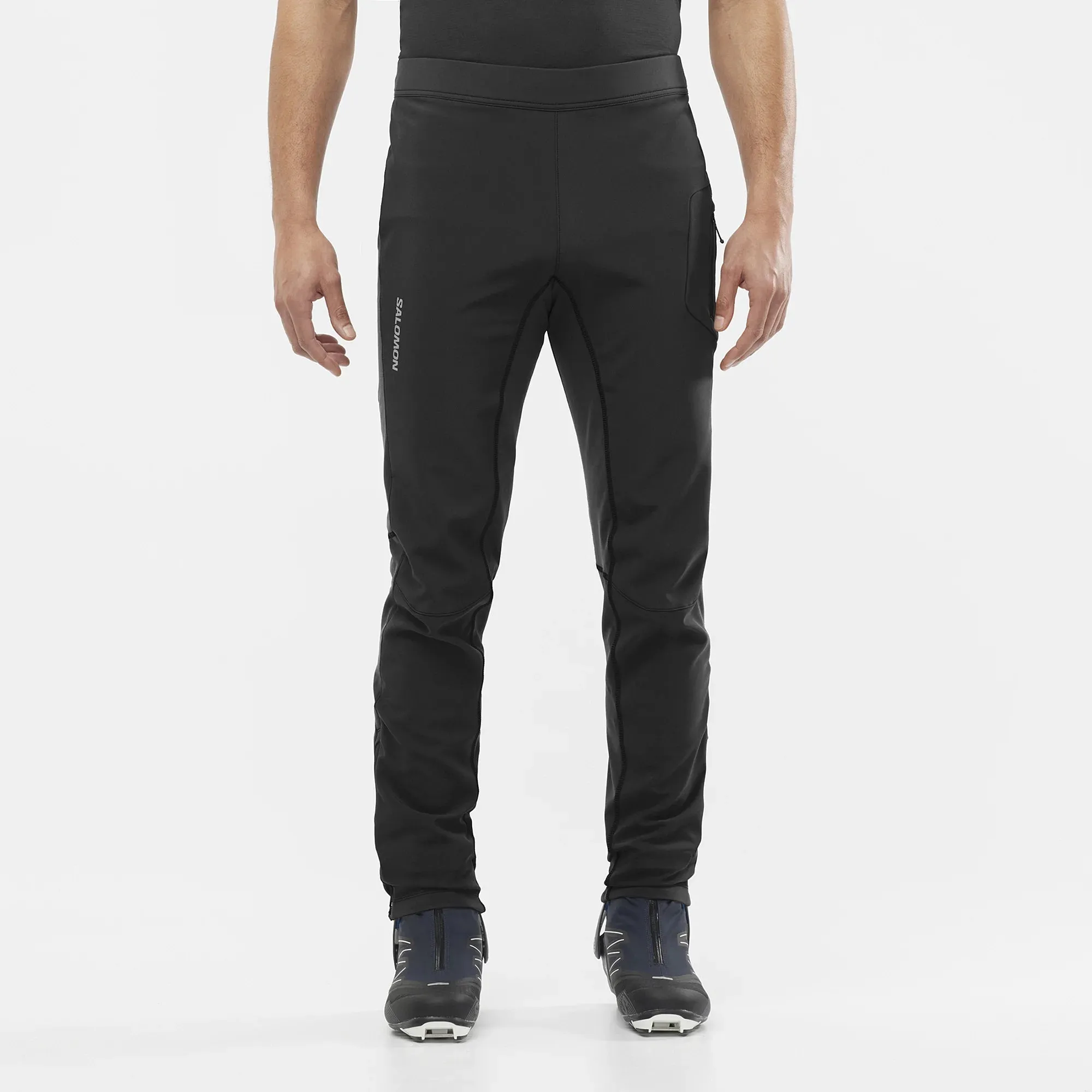 Men’s Cross Warm Softshell Pants (Deep Black)