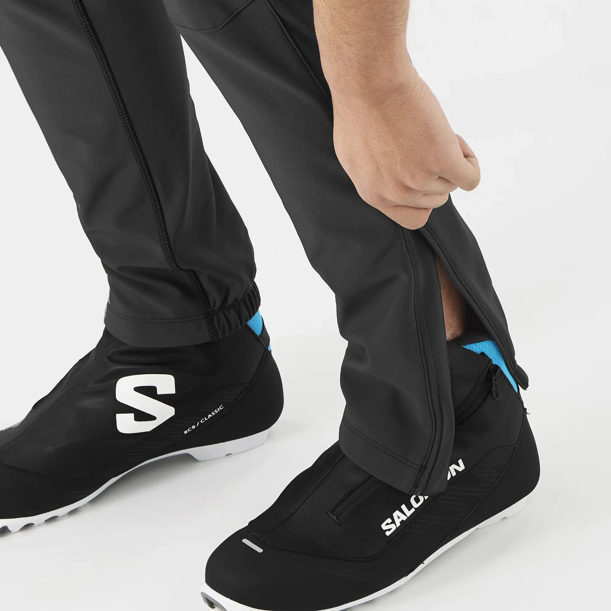 Men’s Cross Warm Softshell Pants (Deep Black)