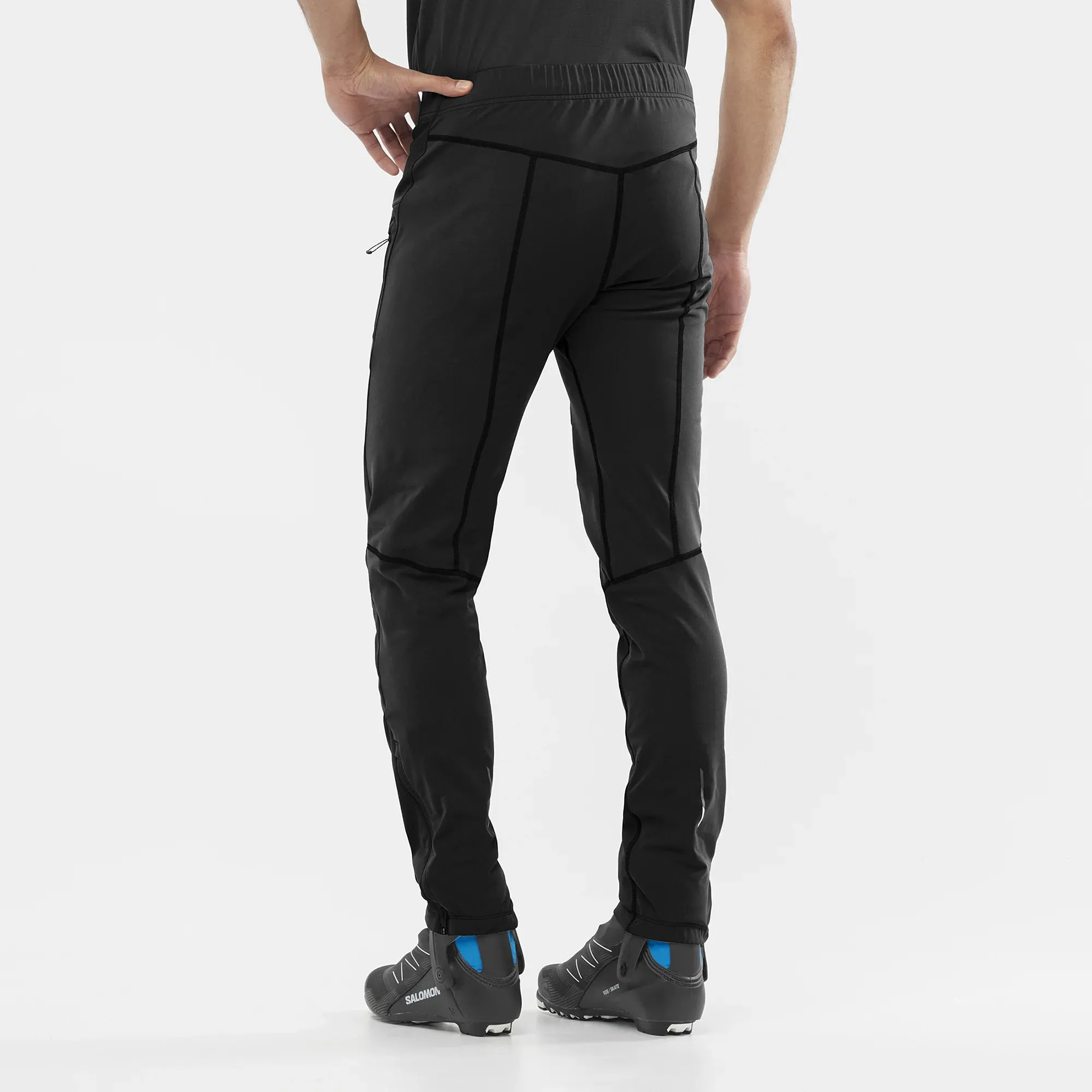 Men’s Cross Warm Softshell Pants (Deep Black)