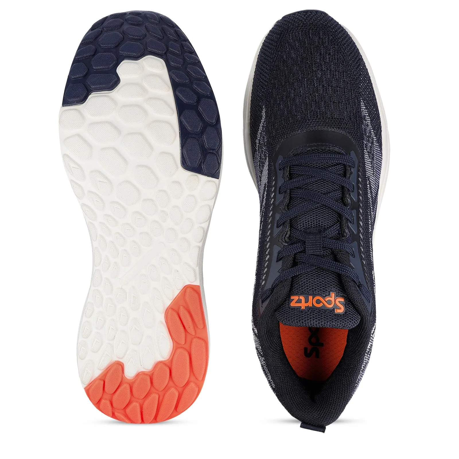 Men's Lace-up Sports Shoe - WS9110 Navy Blue