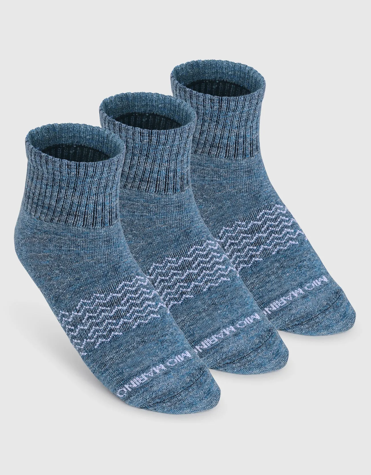 Men's Moisture Control Low Cut Ankle Socks 3 Pack