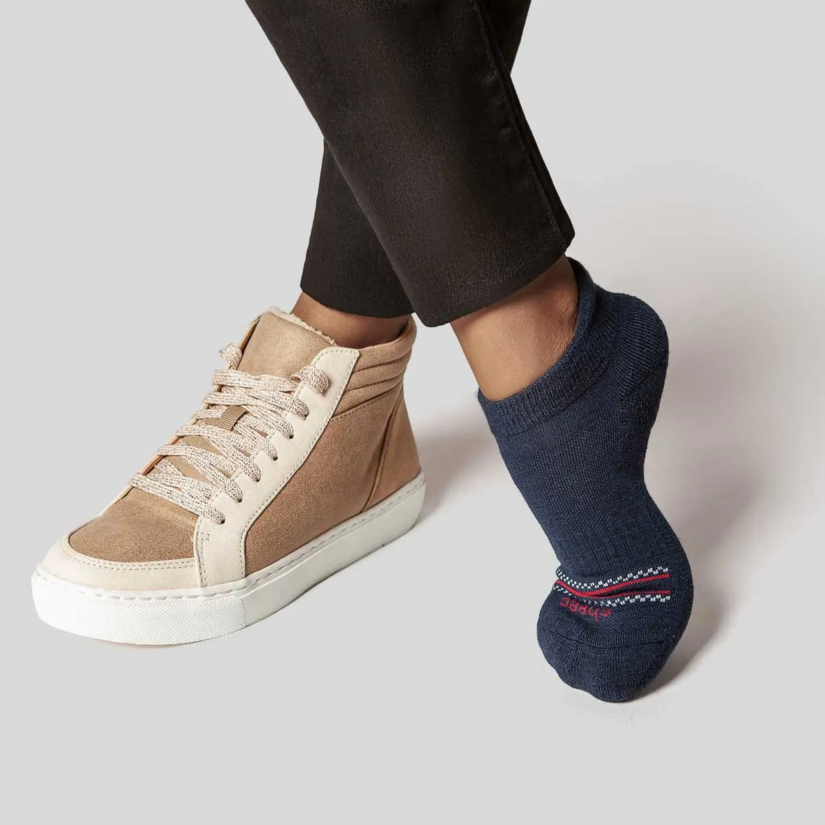Merino Wool No Show Blister Tab | DARK NAVY