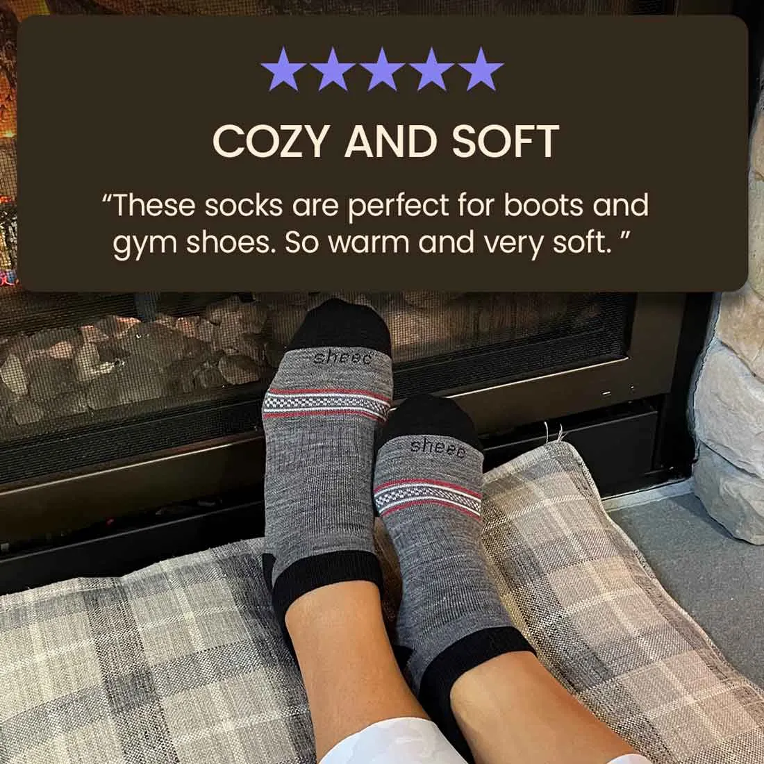 Merino Wool No Show Blister Tab | DARK NAVY
