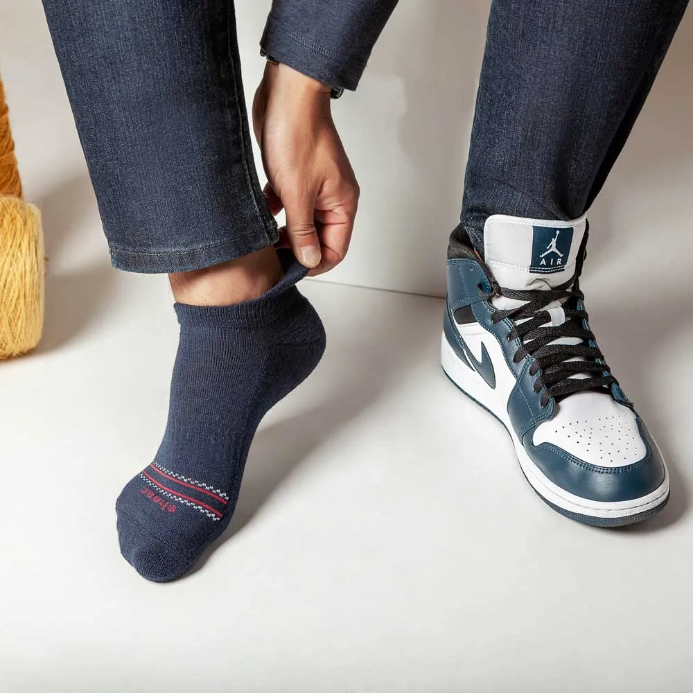 Merino Wool No Show Blister Tab | DARK NAVY