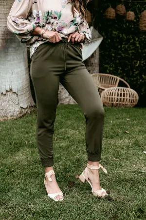 Moss Stretch Joggers - FINAL SALE