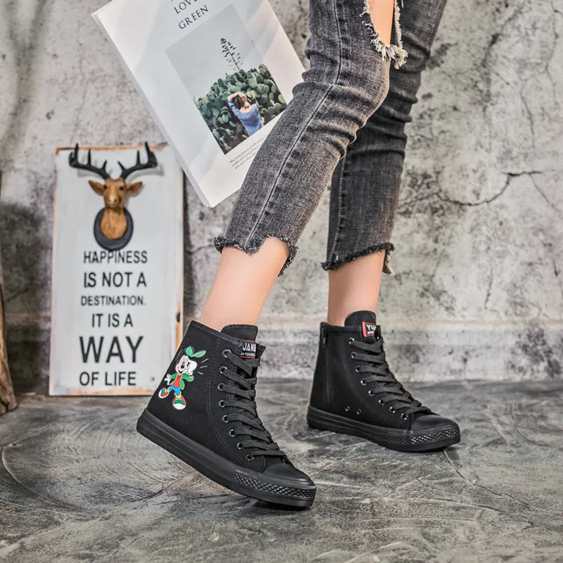 Nanccy Cartoon Cute Comfortable High-Top Shoes