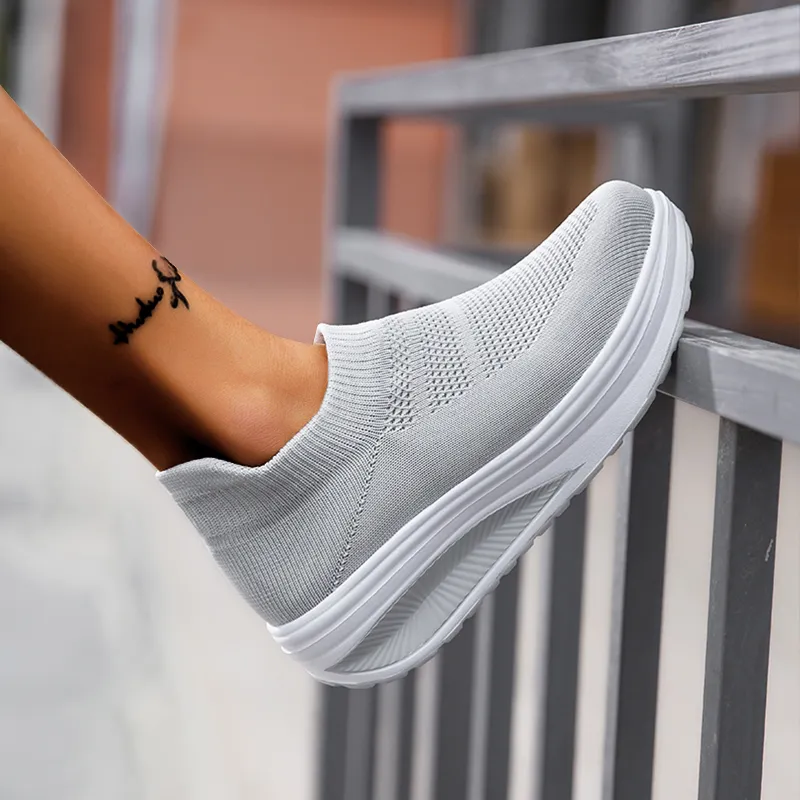 Nanccy - Cloud Wedge Sneakers