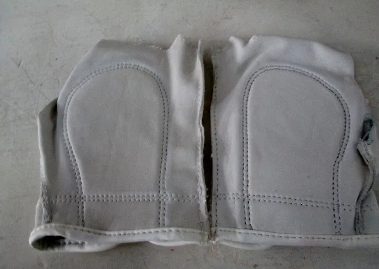 NEW Mens SARANAC Leather Workout Cycling Aerobics Fitness Gloves WHITE S