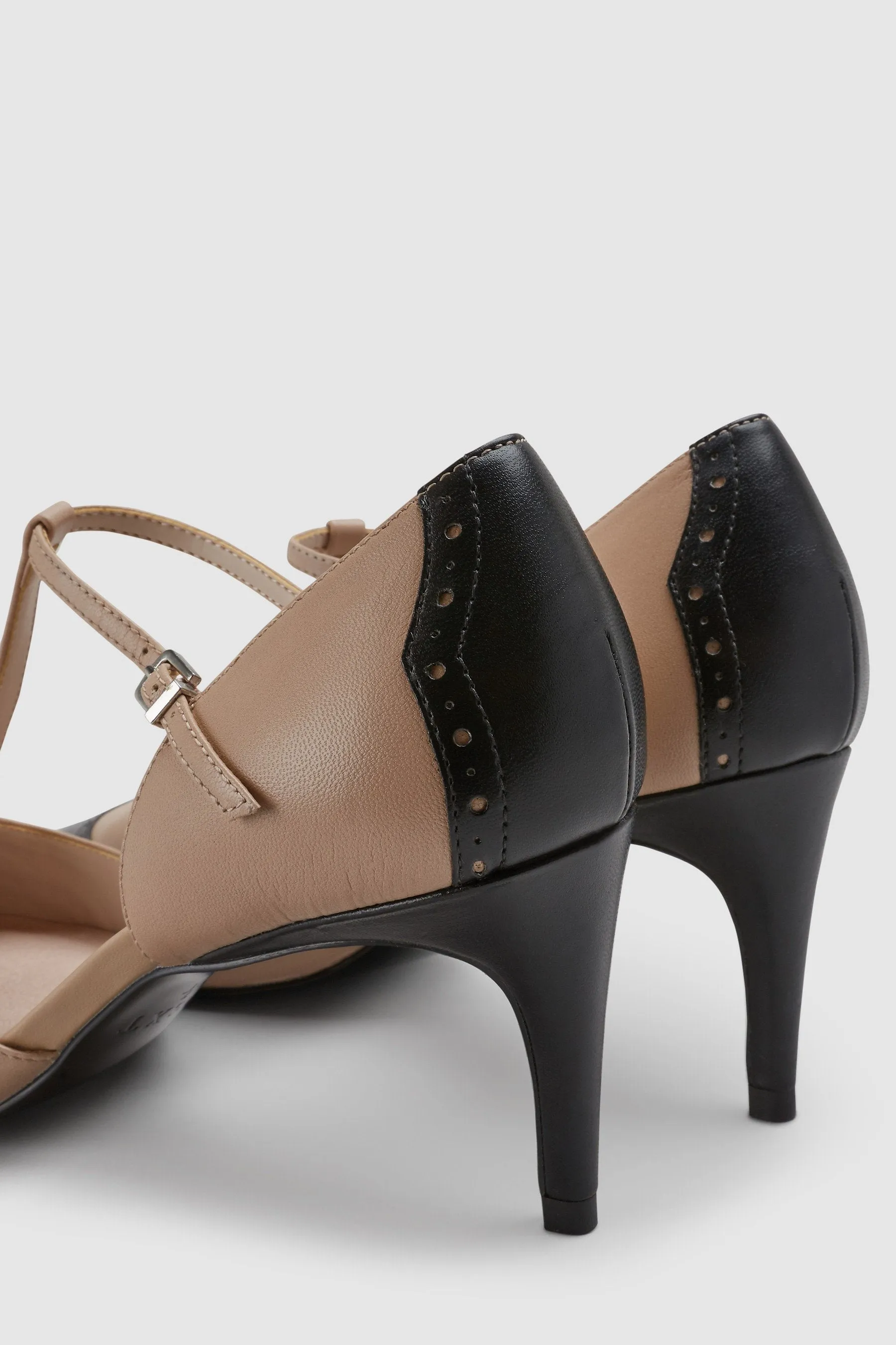 Next Brogues Monochrome Womens Shoes