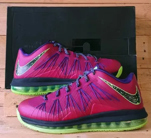 Nike Air Max Lebron LeBroncurial Trainers UK9/US10/EU44 579765-601 Raspberry Red